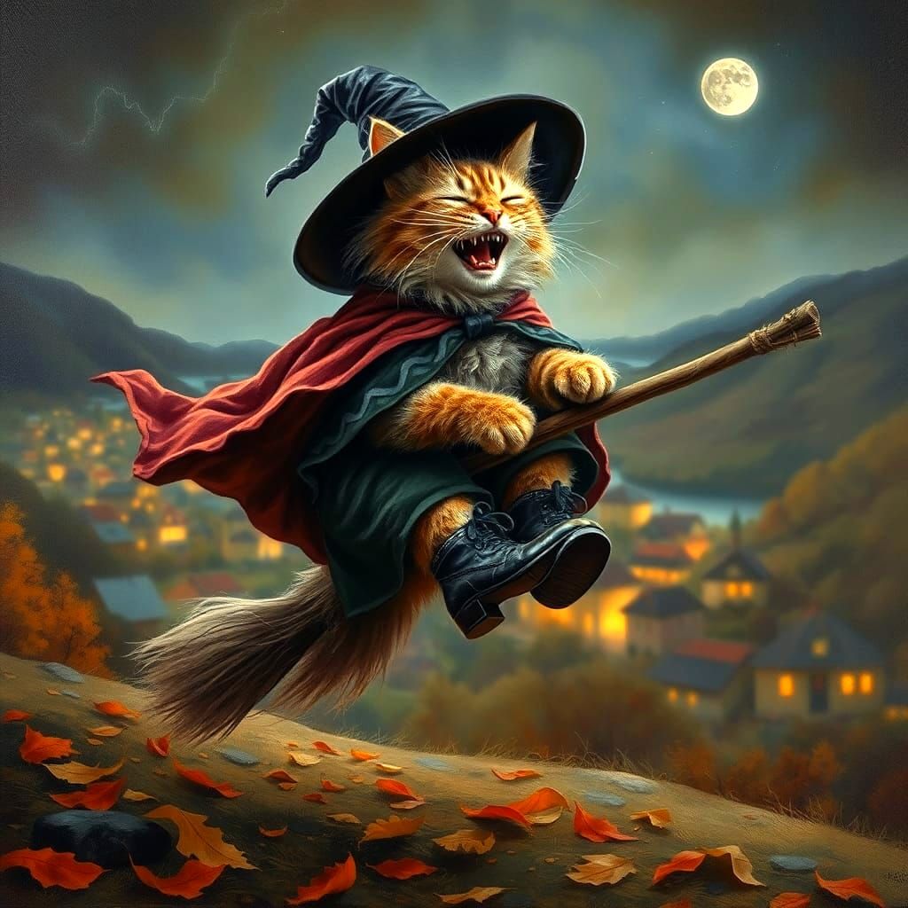 Catwitch   by @Nathalie 