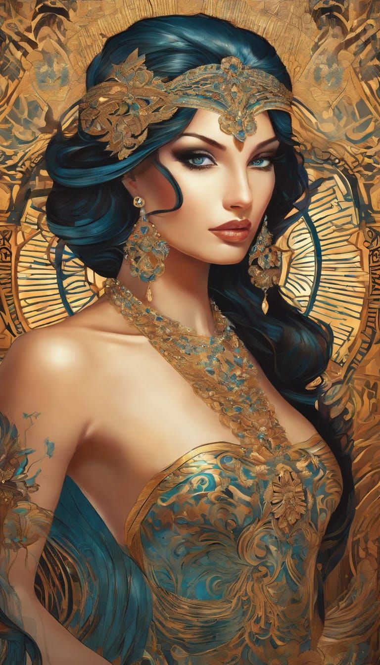 (Art Deco style) Woman 3