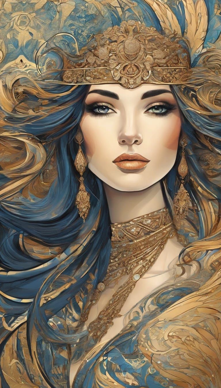 (Art Deco style) Woman 4