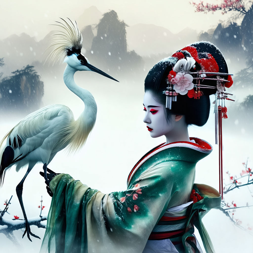 A Beautiful Geisha Woman Series #22