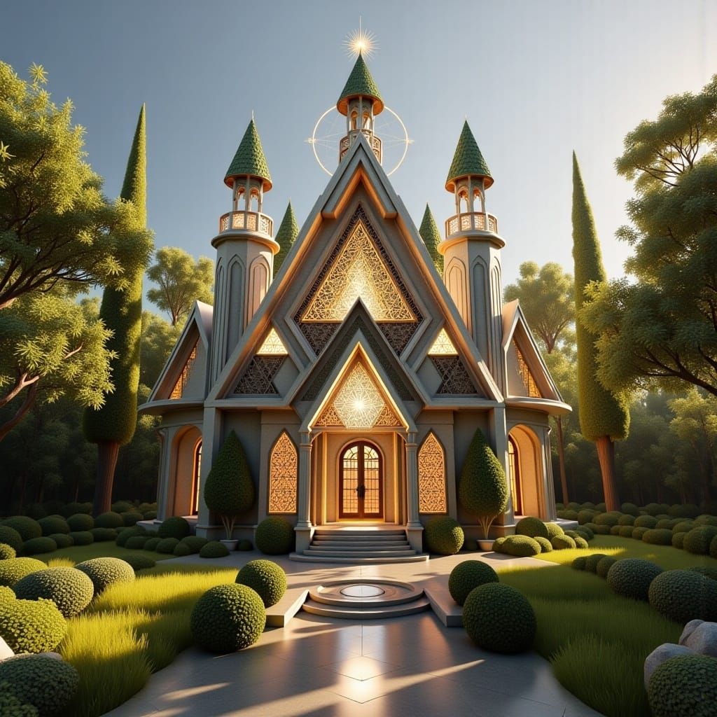 <lora:Sacred Geometry F:1.5>