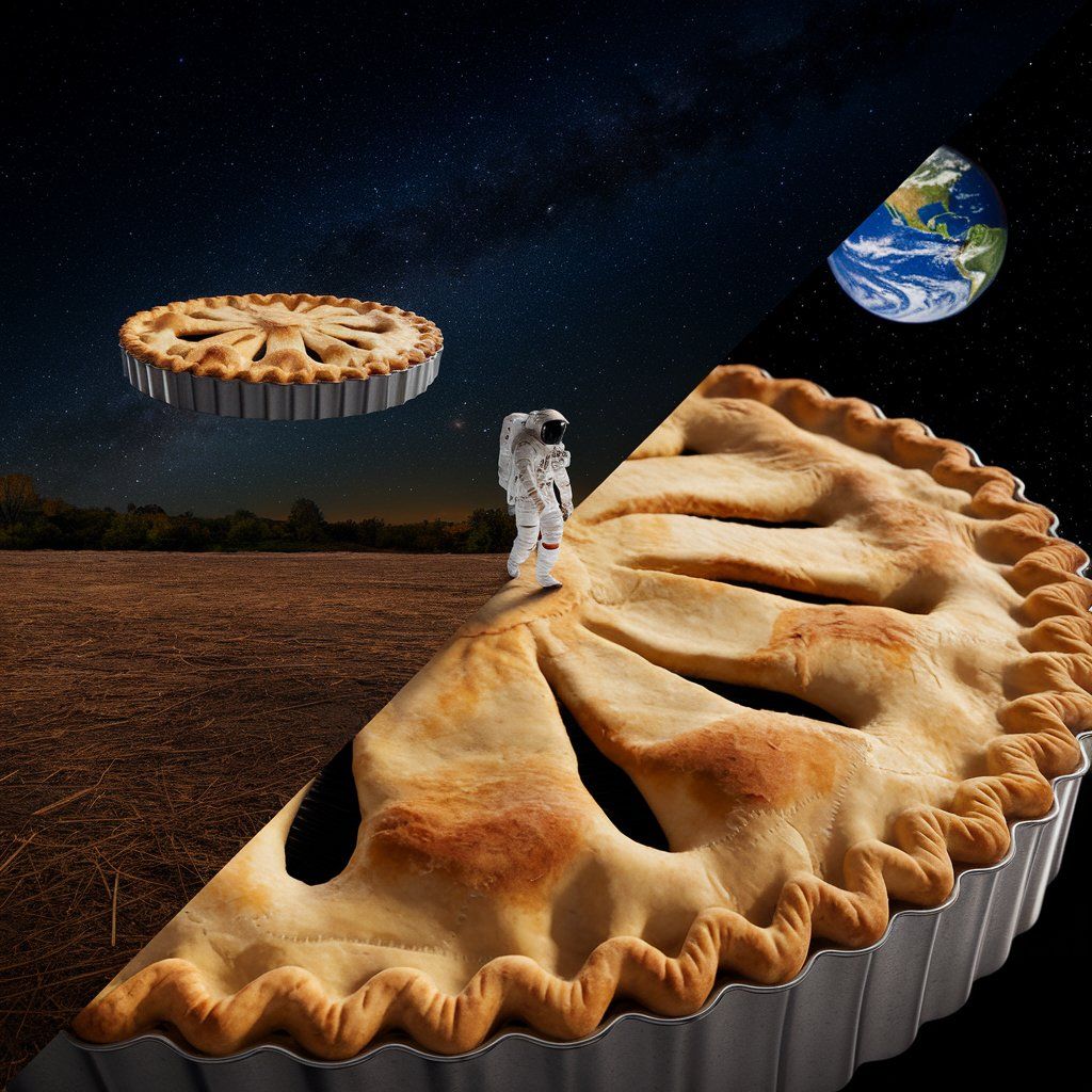 In 1969, we were able to put a man on the pie for the first ...