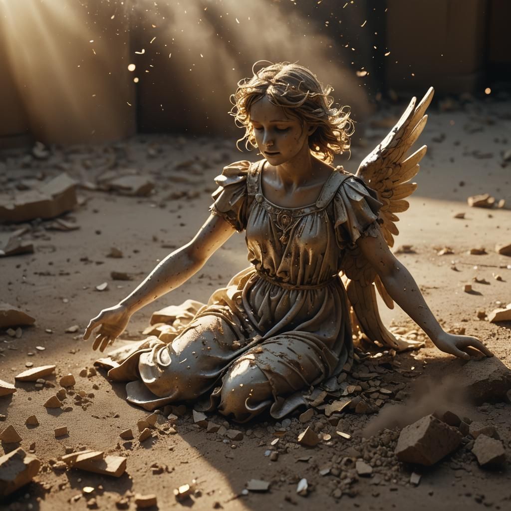 Engel wird zu Staub