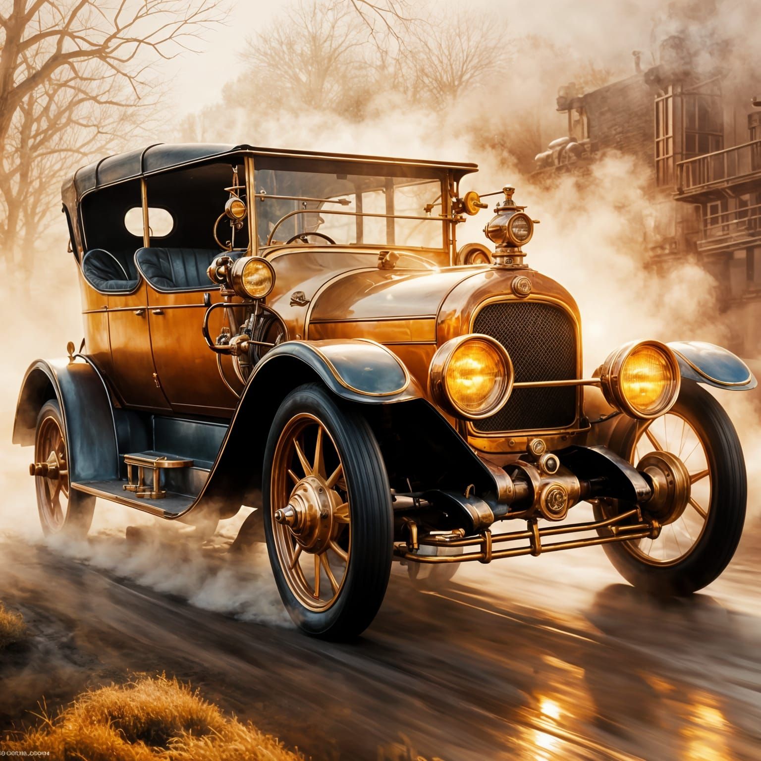 1920's car   by @Merumeru Meru