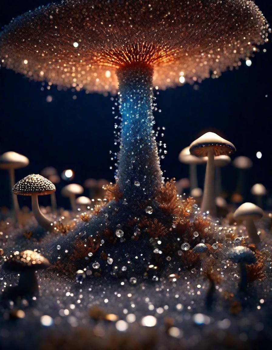 Sparkling Diamond Mushroom