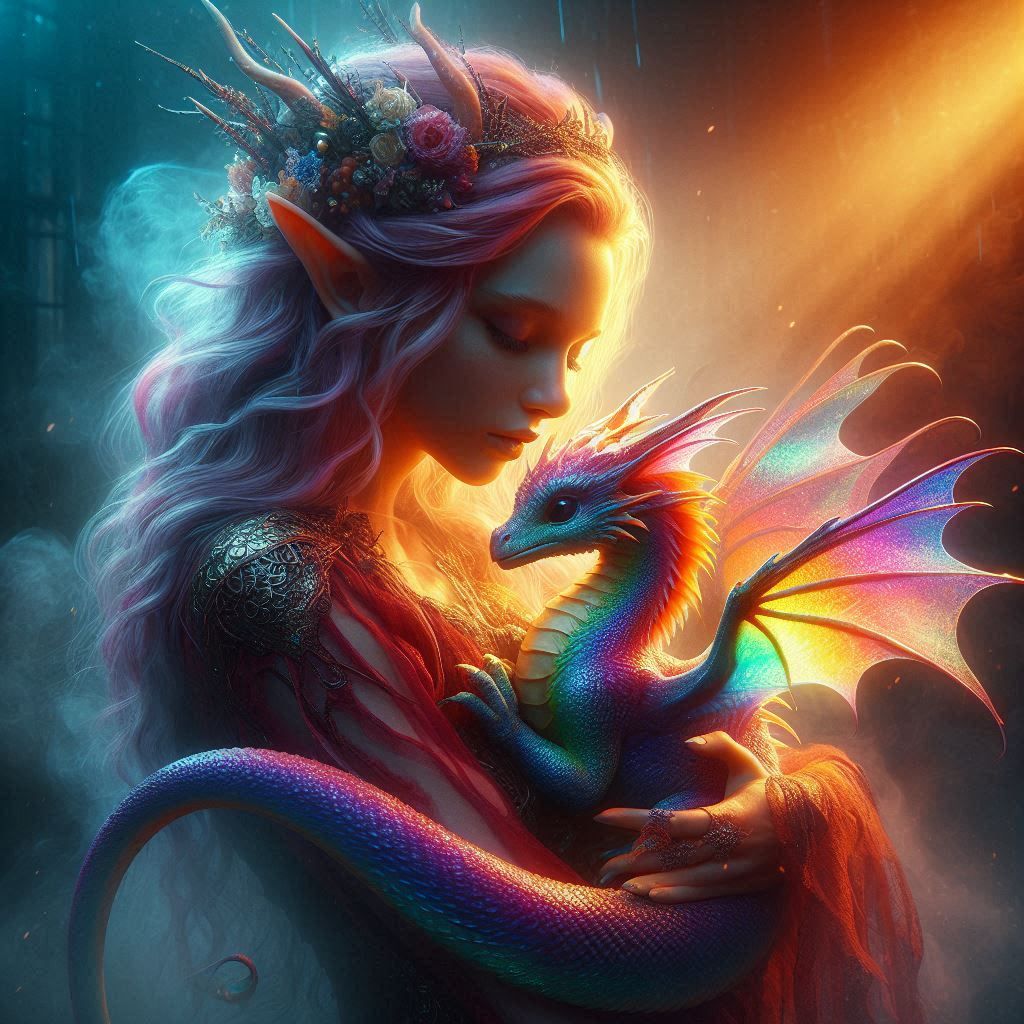 "The rainbow is his playground"