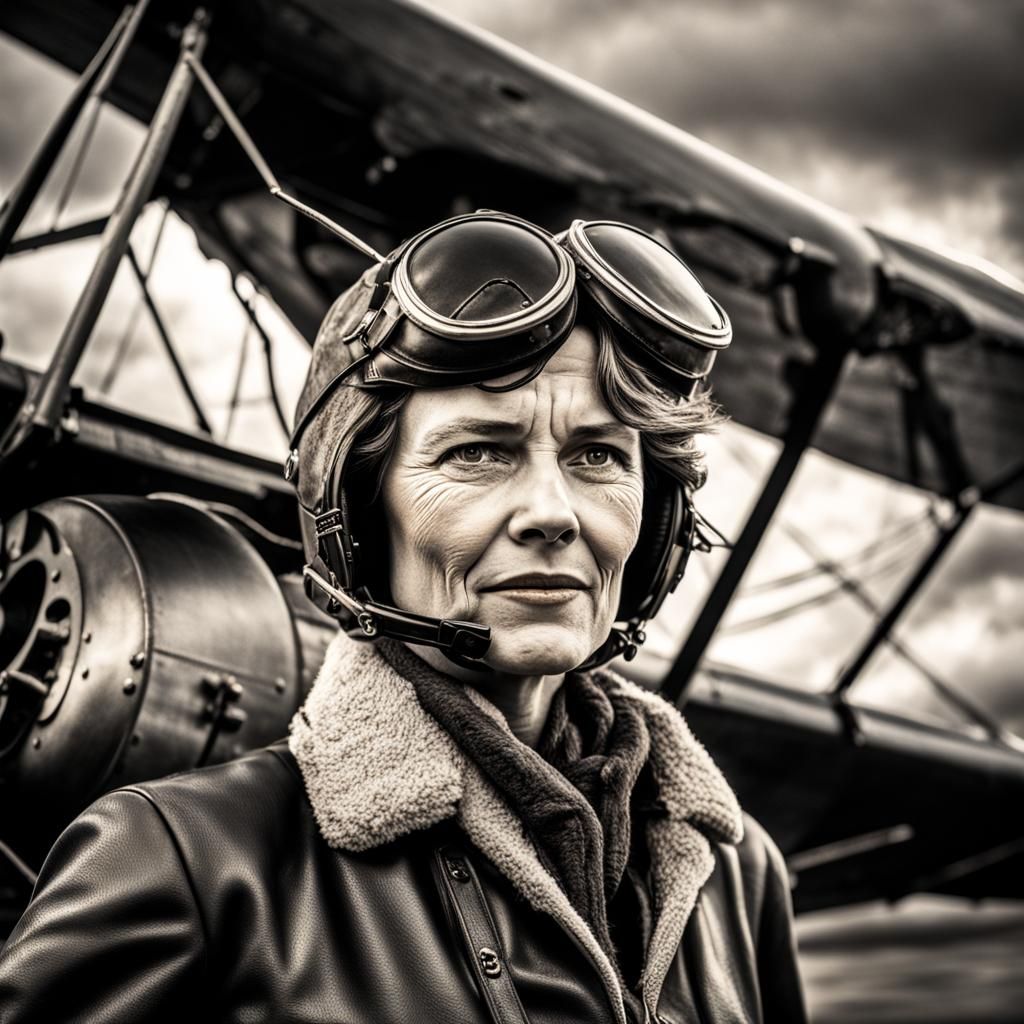 Amelia Earhart  by @MR1721