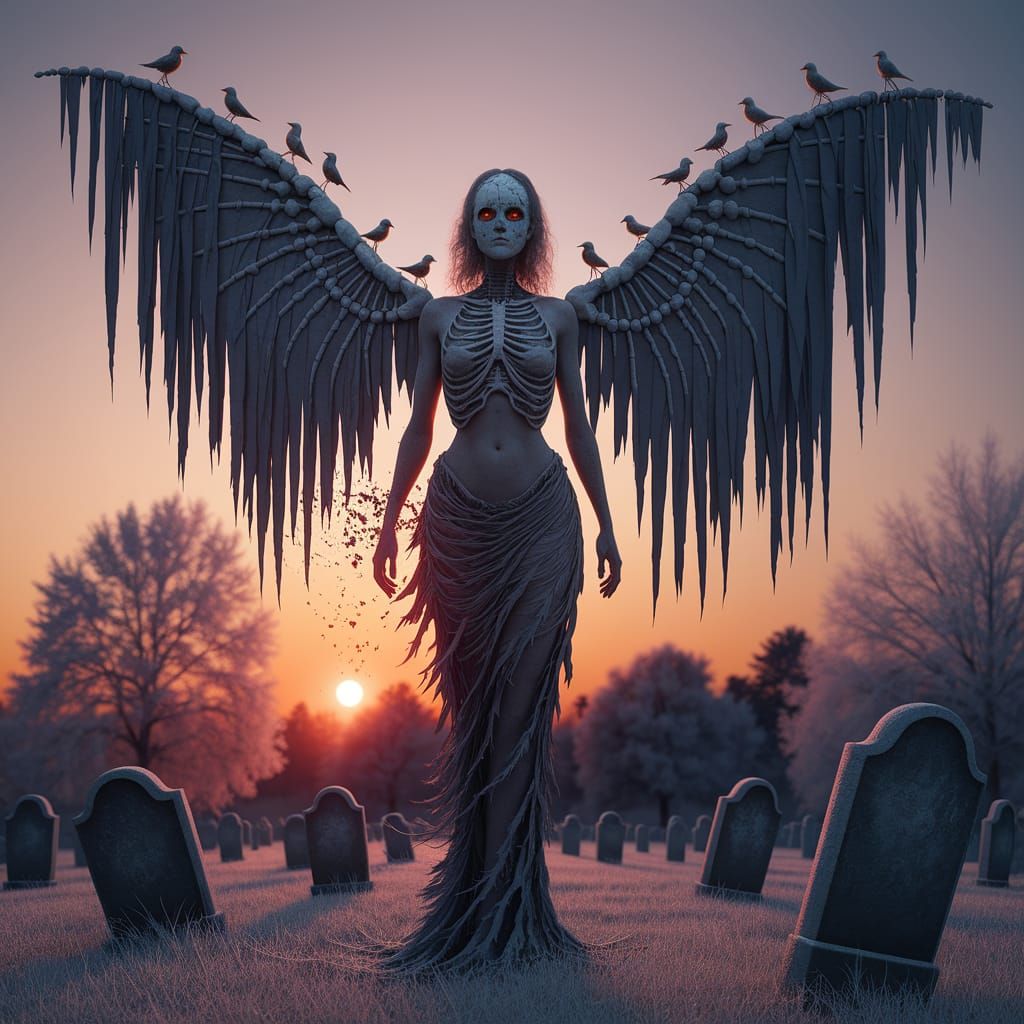 The Bone Orchard Fairy — Nightmare Aspect
A towering, skeletal fairy whose “wings” are not wings at all, but vast, branching frameworks of p...