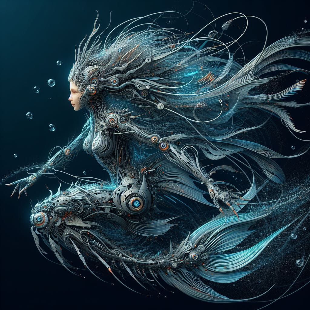 Cyborg Mermaid