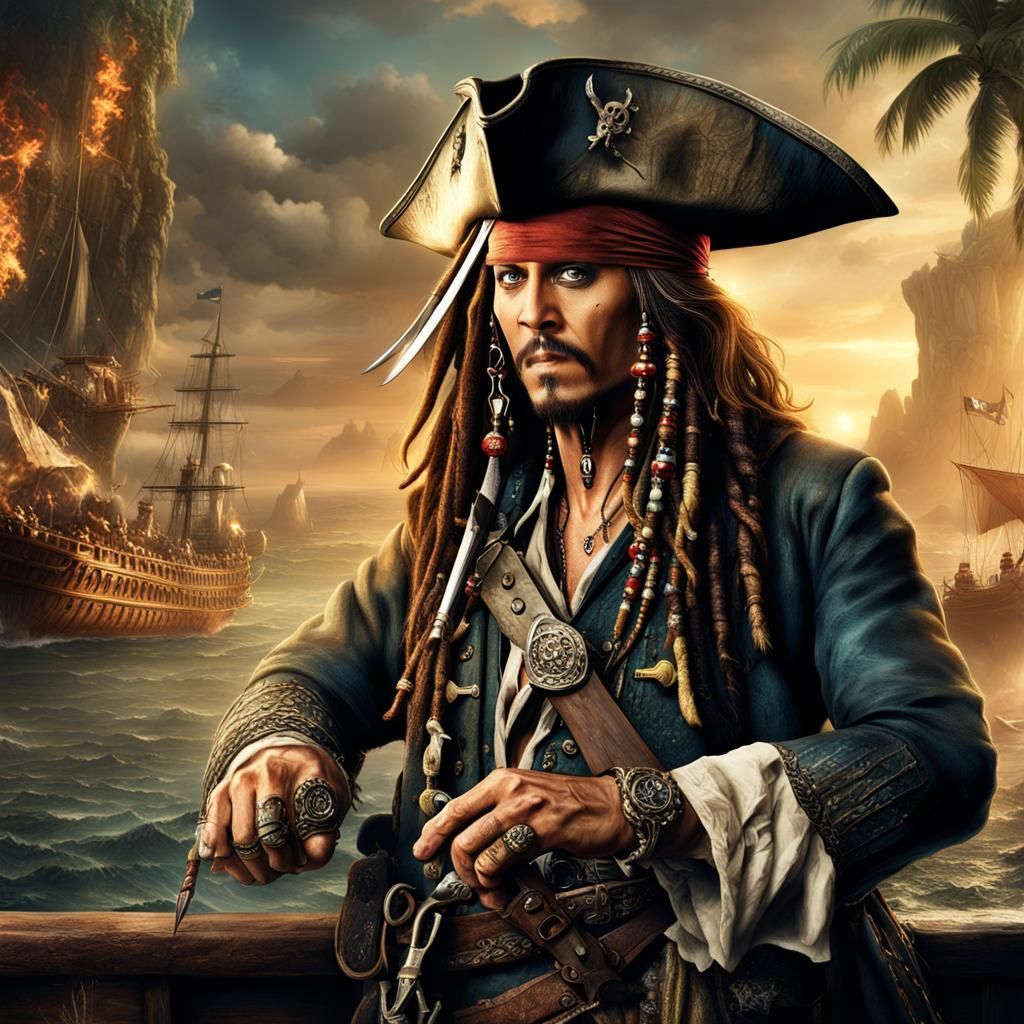 Johnny Depp as Jack Sparrow