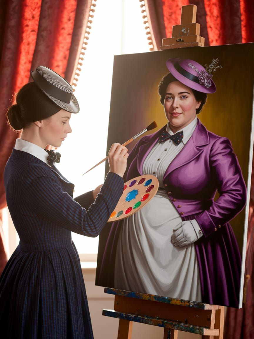 Self portrait Mary Poppins.
