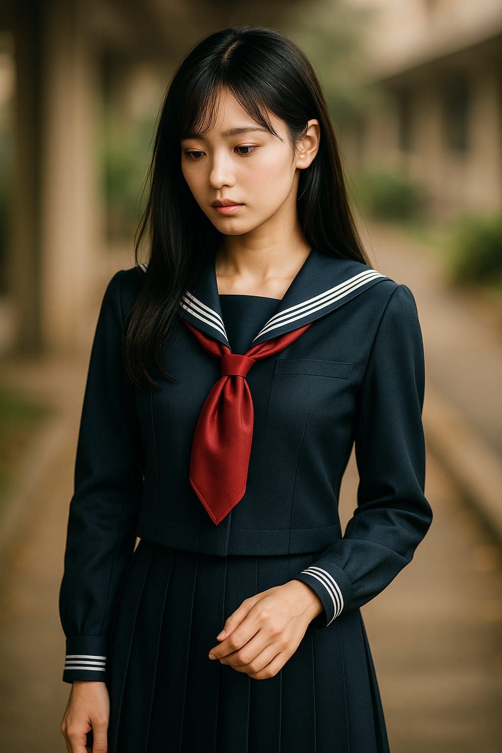 Pro Model Sailor Uniform Generation Comparison(Reference Exh...