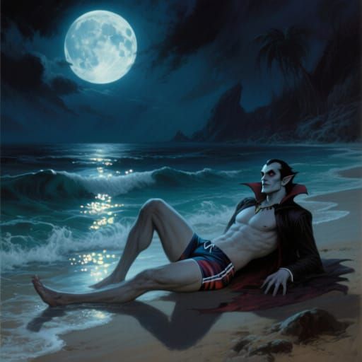 Beach vacation.  by @Andrachiel