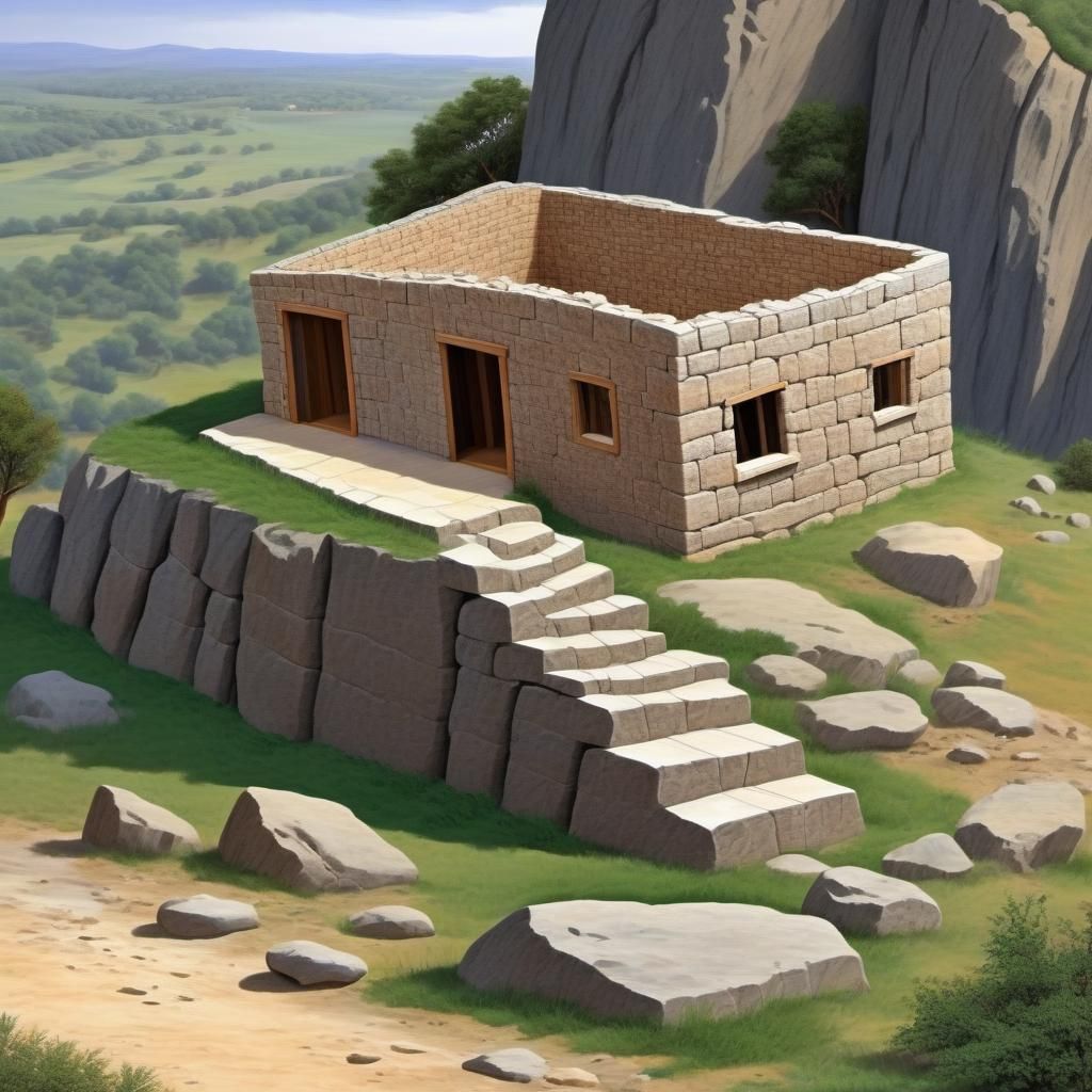 Biblical Time building a house on solid rock