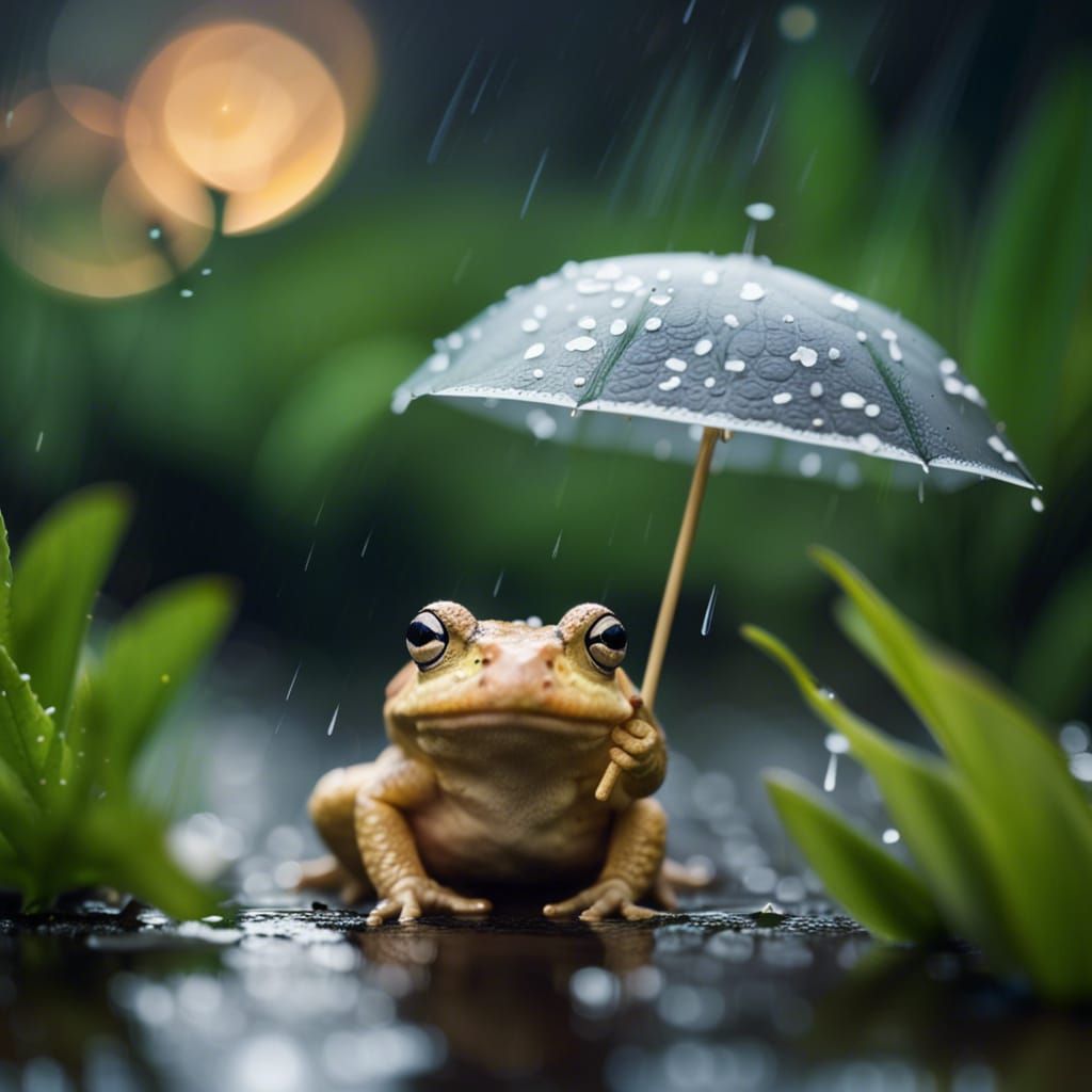 ☔️ 🐸