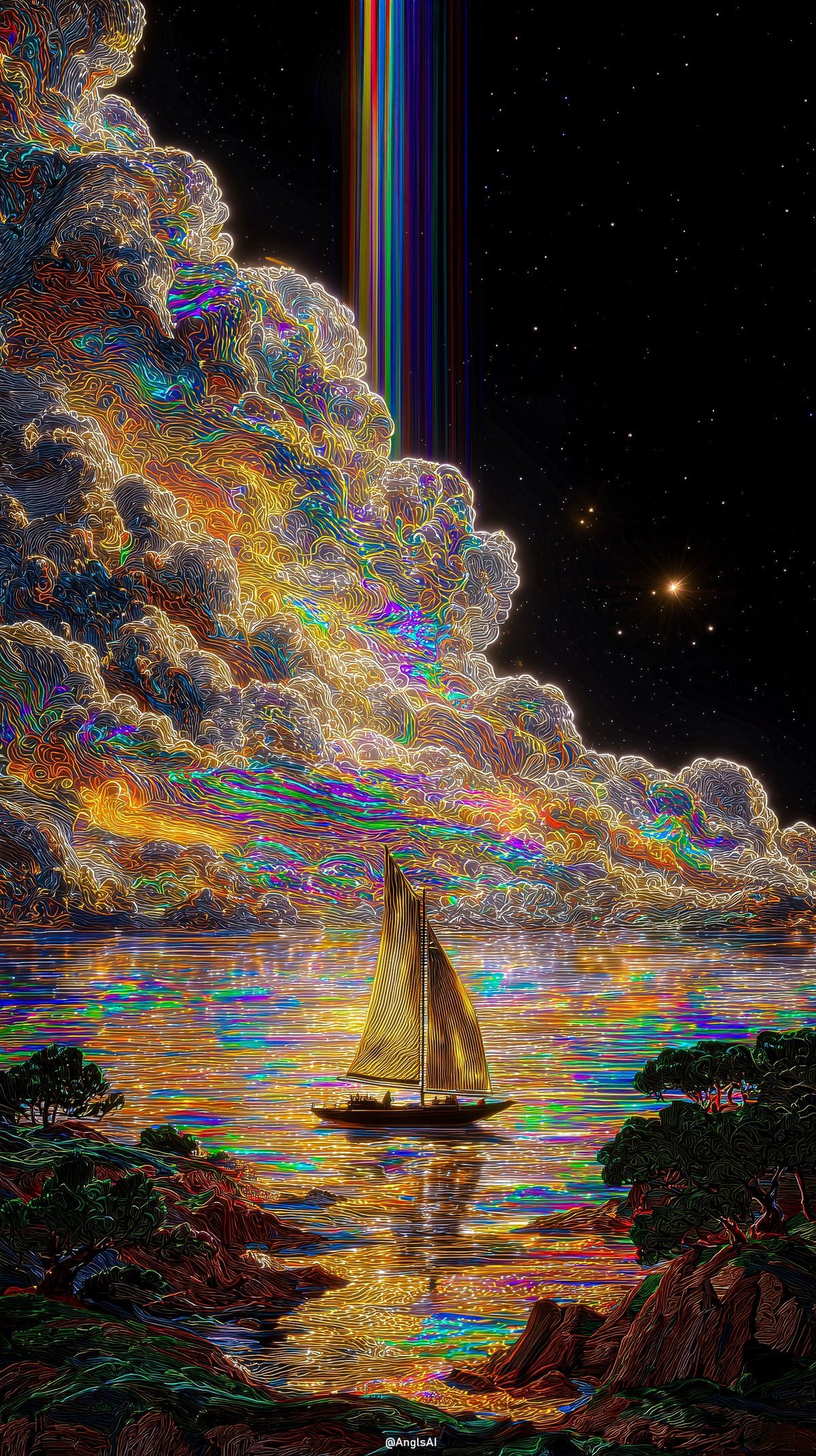 Sail to glitterland