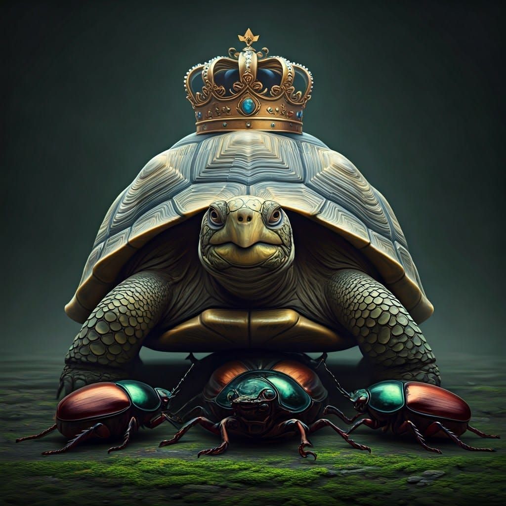 כתר בראש הצב