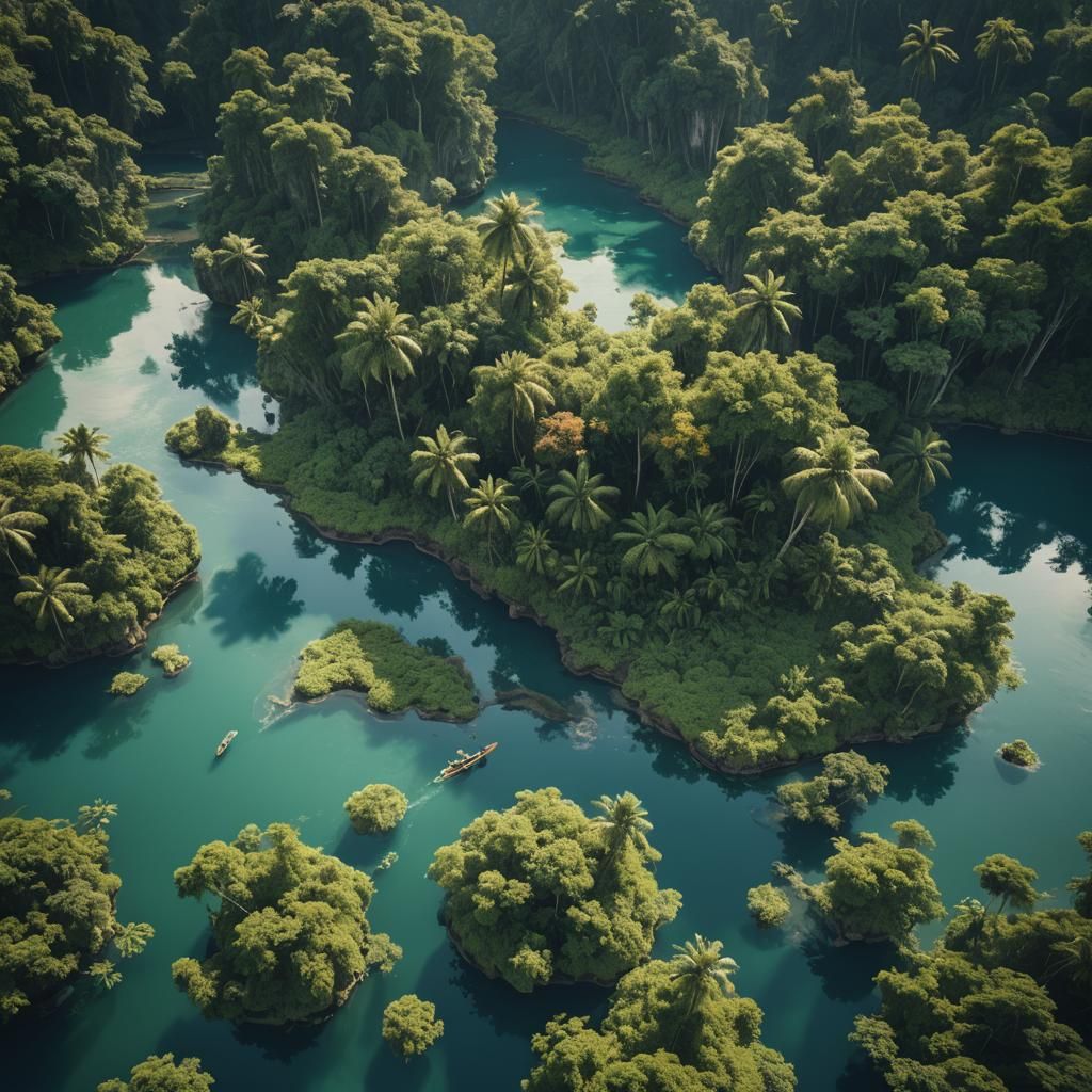 Floating Paradise landscape