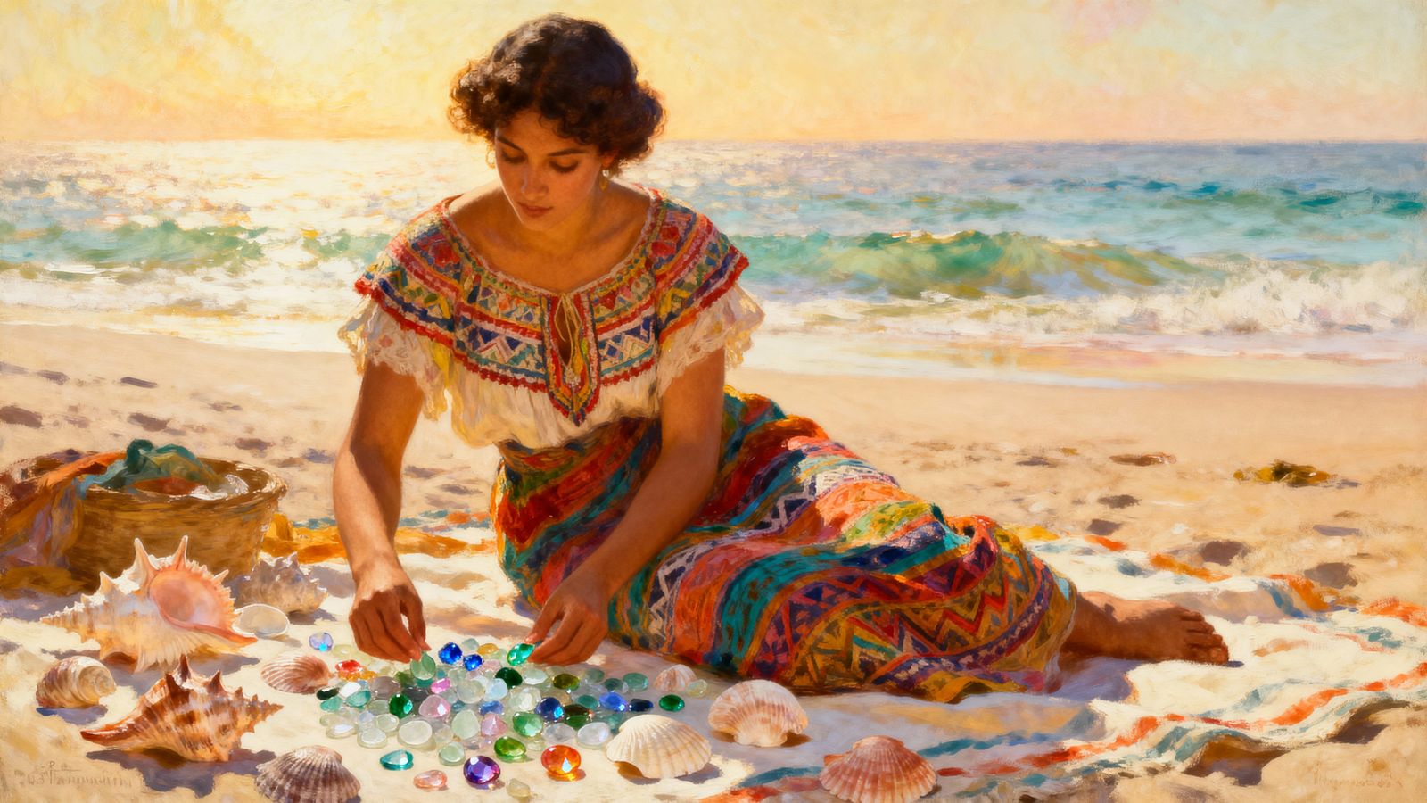 Sorting Treasures of the Sea  by @Helix