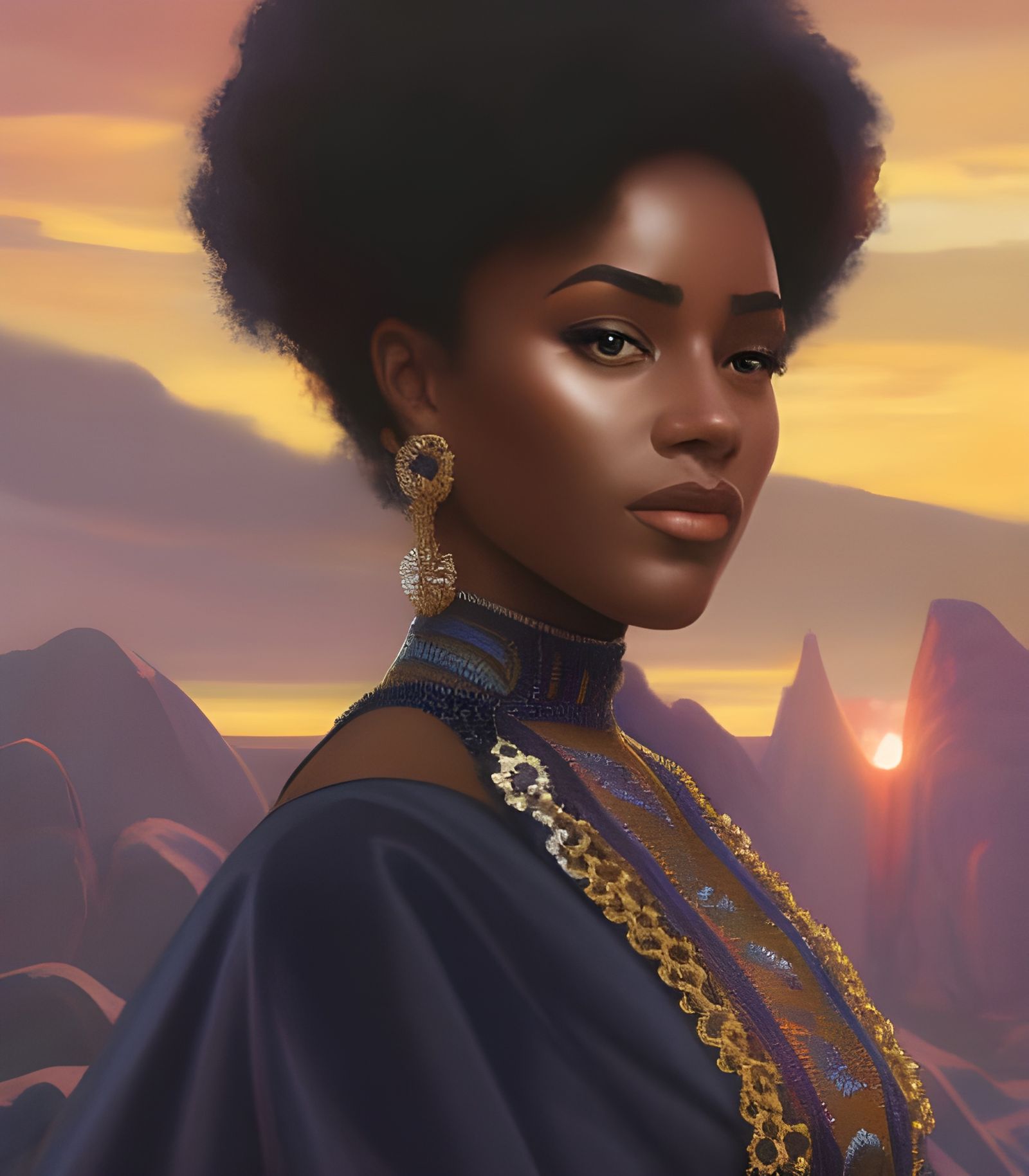 African Queen ! - AI Generated Artwork - NightCafe Creator