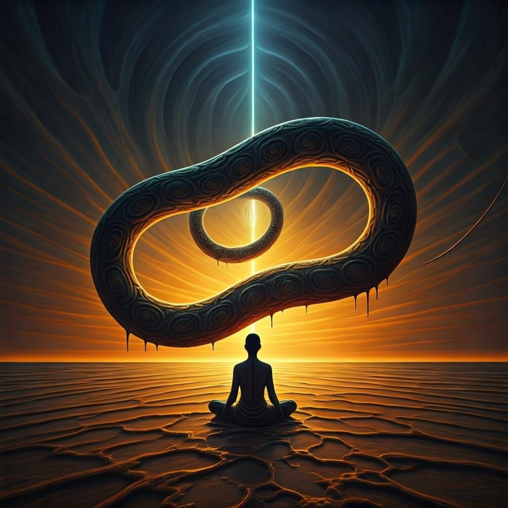 Surrealist Dreamscape of Yin and Chaos