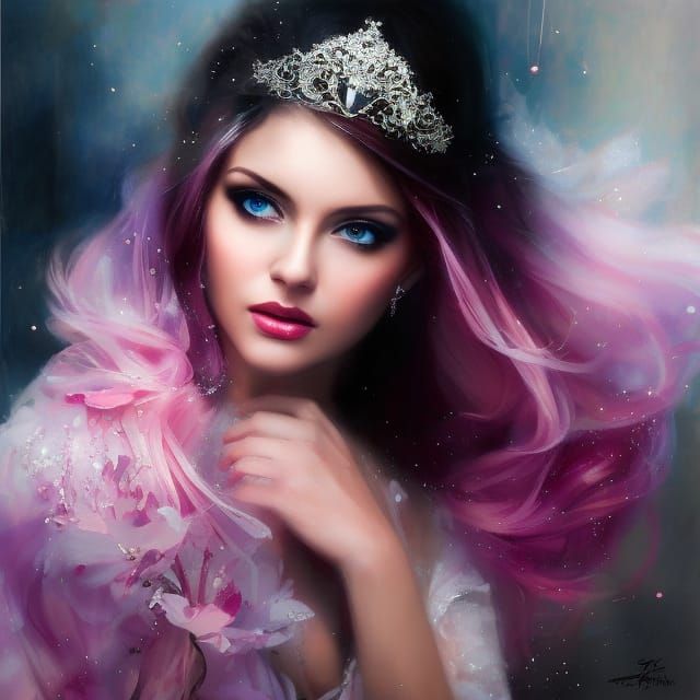 "Whispering Winds Secrets of the Princess's Realm" AI Generated