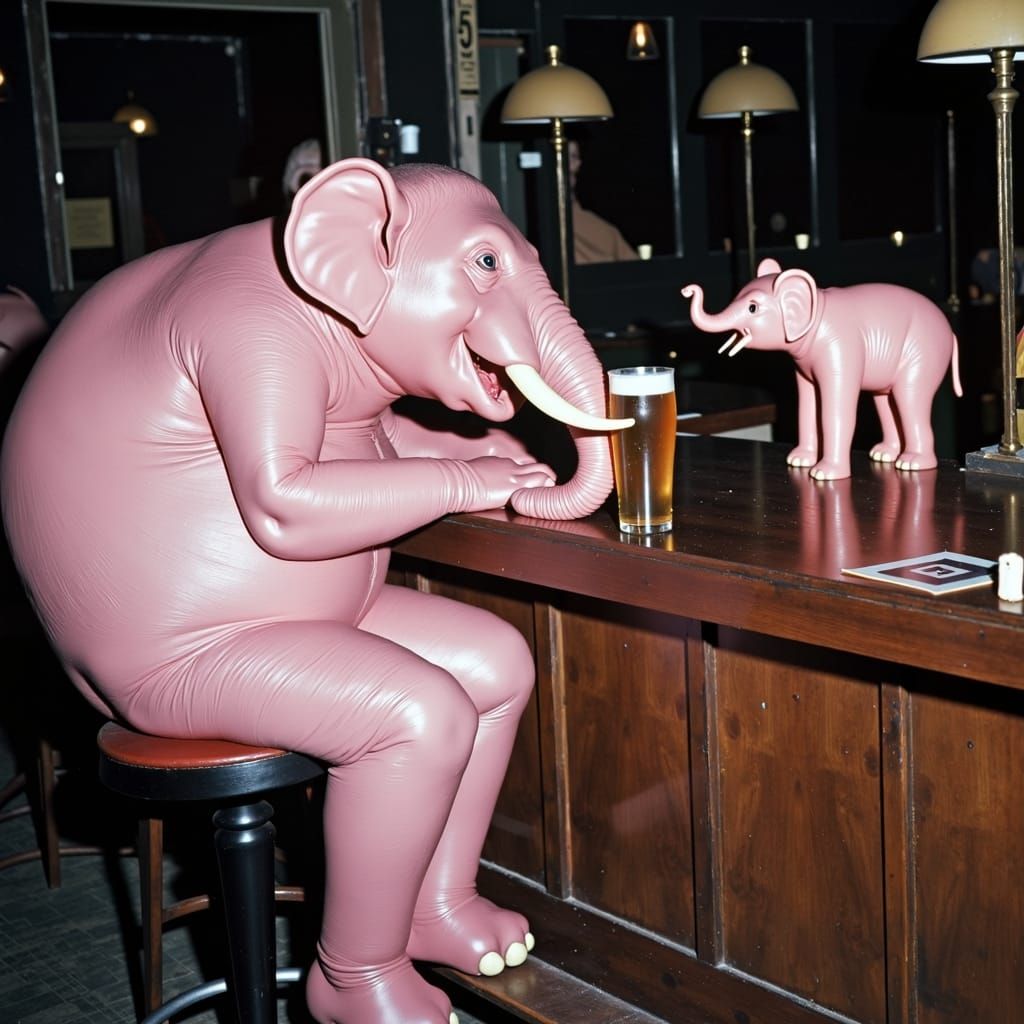 "Listen Pipsqueak, I don't care what you think about how much I drink, because...I KNOW YOU AREN'T REAL!"