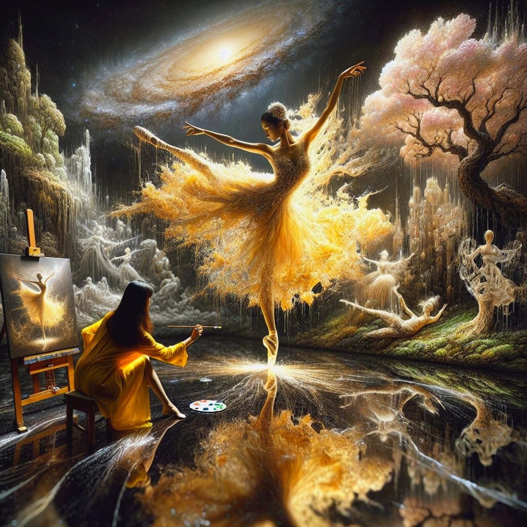 Art imitating Life  by @The Nights Sky