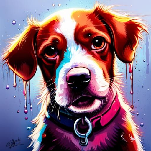 glitter and sparkle puppy