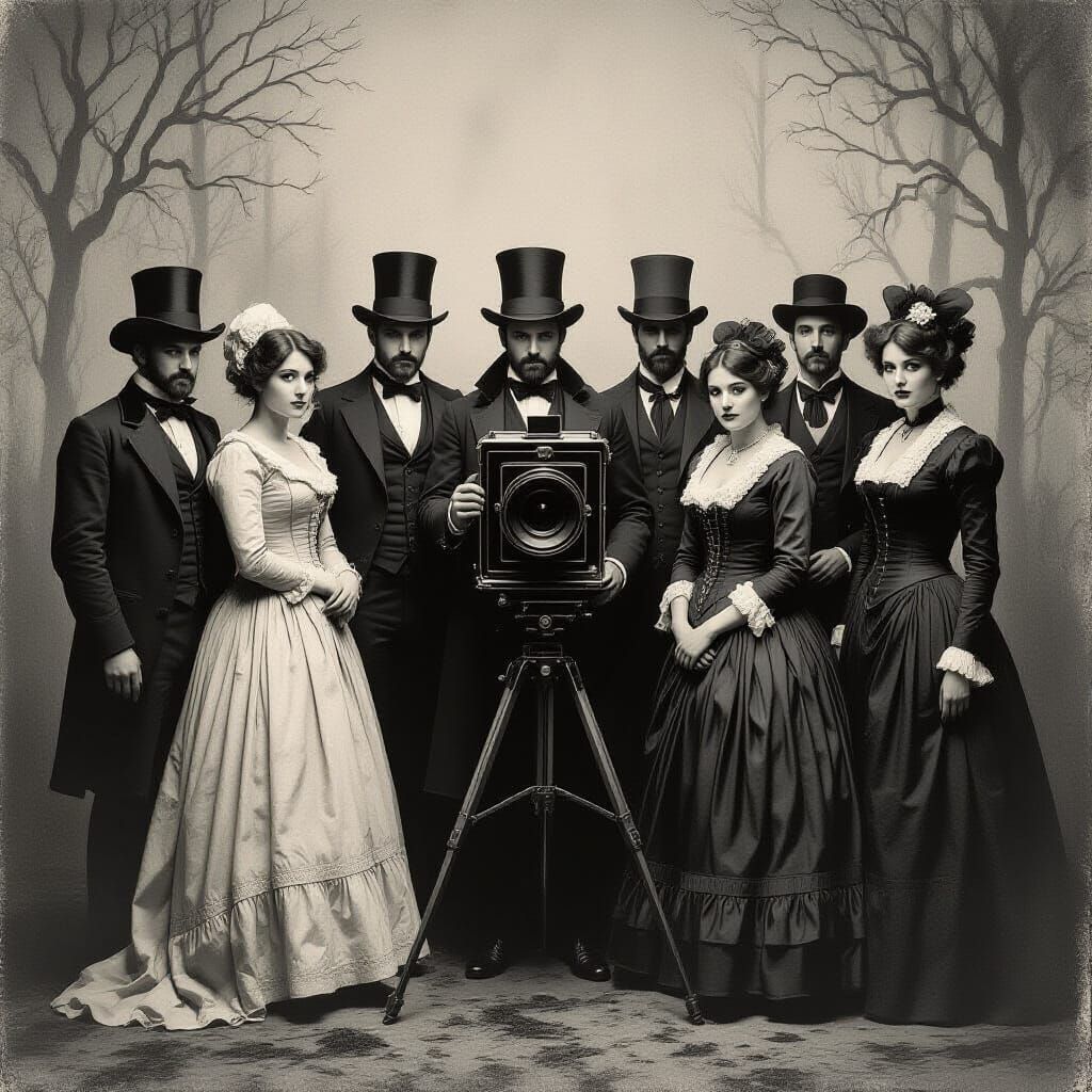 vintage group photo  by @undefined