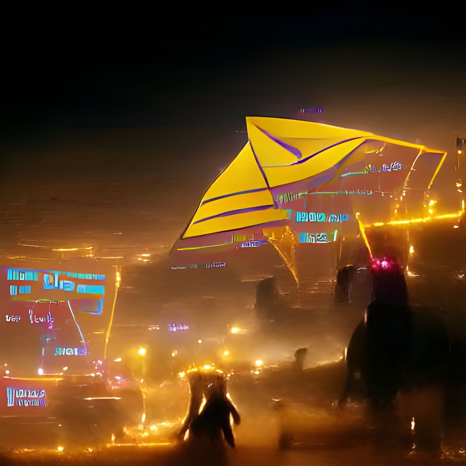 Sandstorm Night City