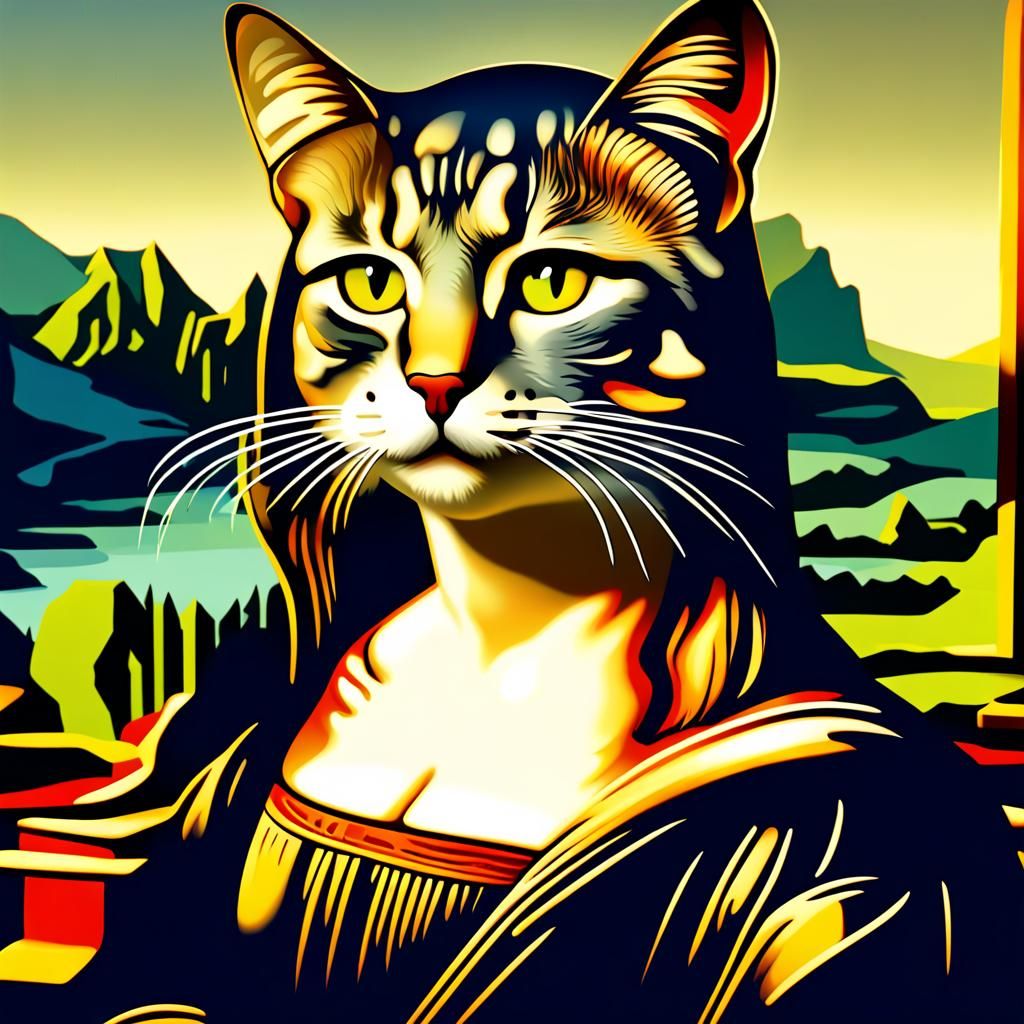 Mona Lisa cat