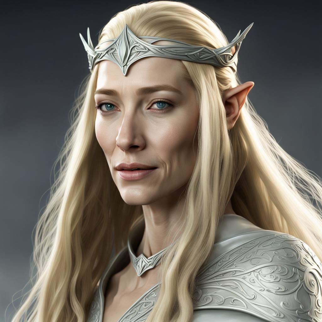 Create A Photorealistic Image Of Cate Blanchett As Galadriel The Elven Queen From The Lord Of 9235