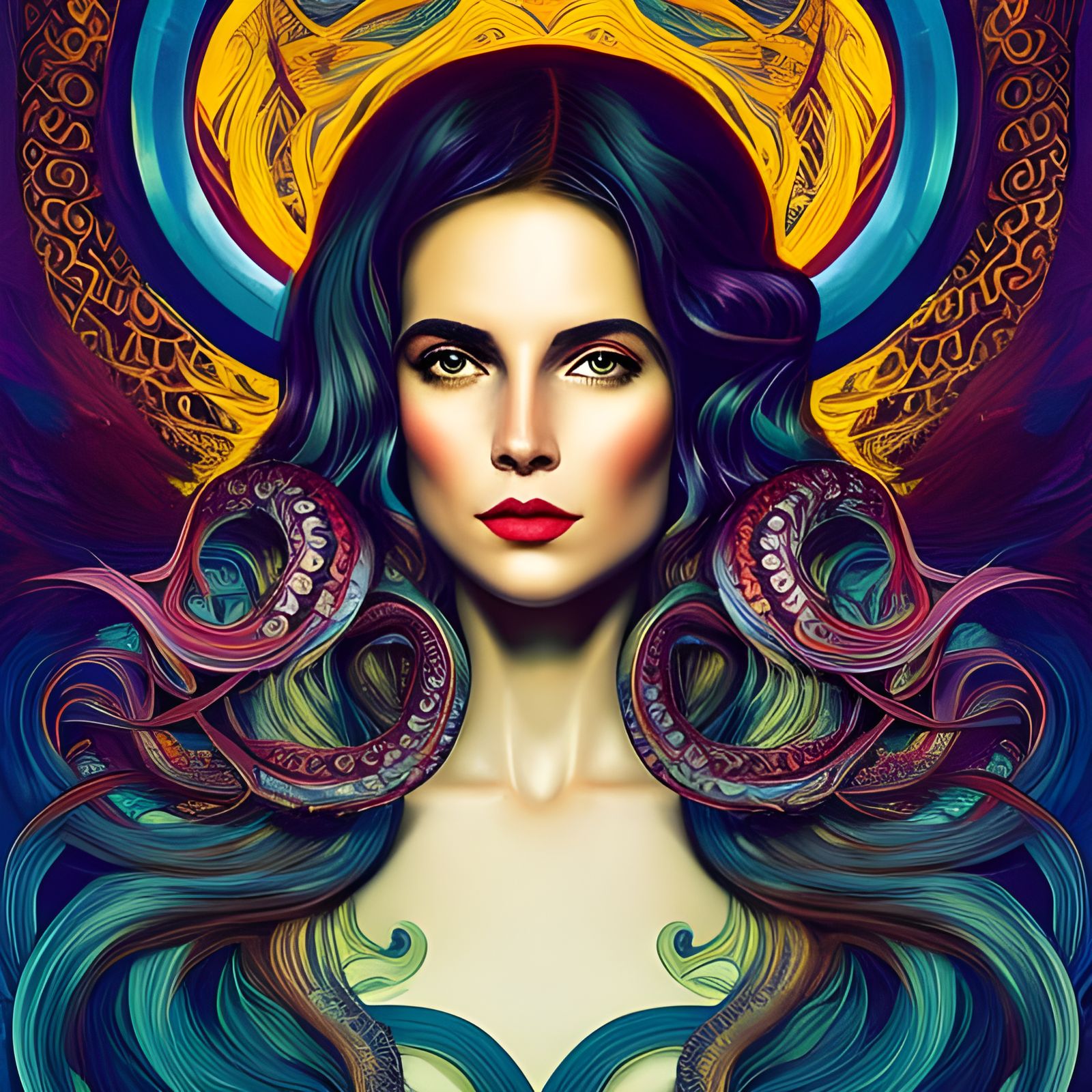 Madam Medusa - AI Generated Artwork - NightCafe Creator