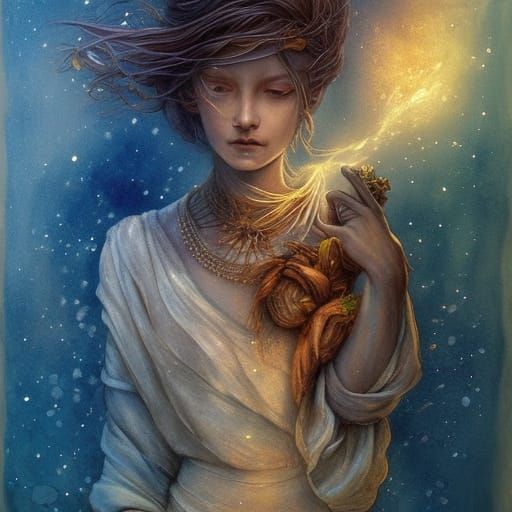 Aeris. AI Generated Artwork NightCafe Creator