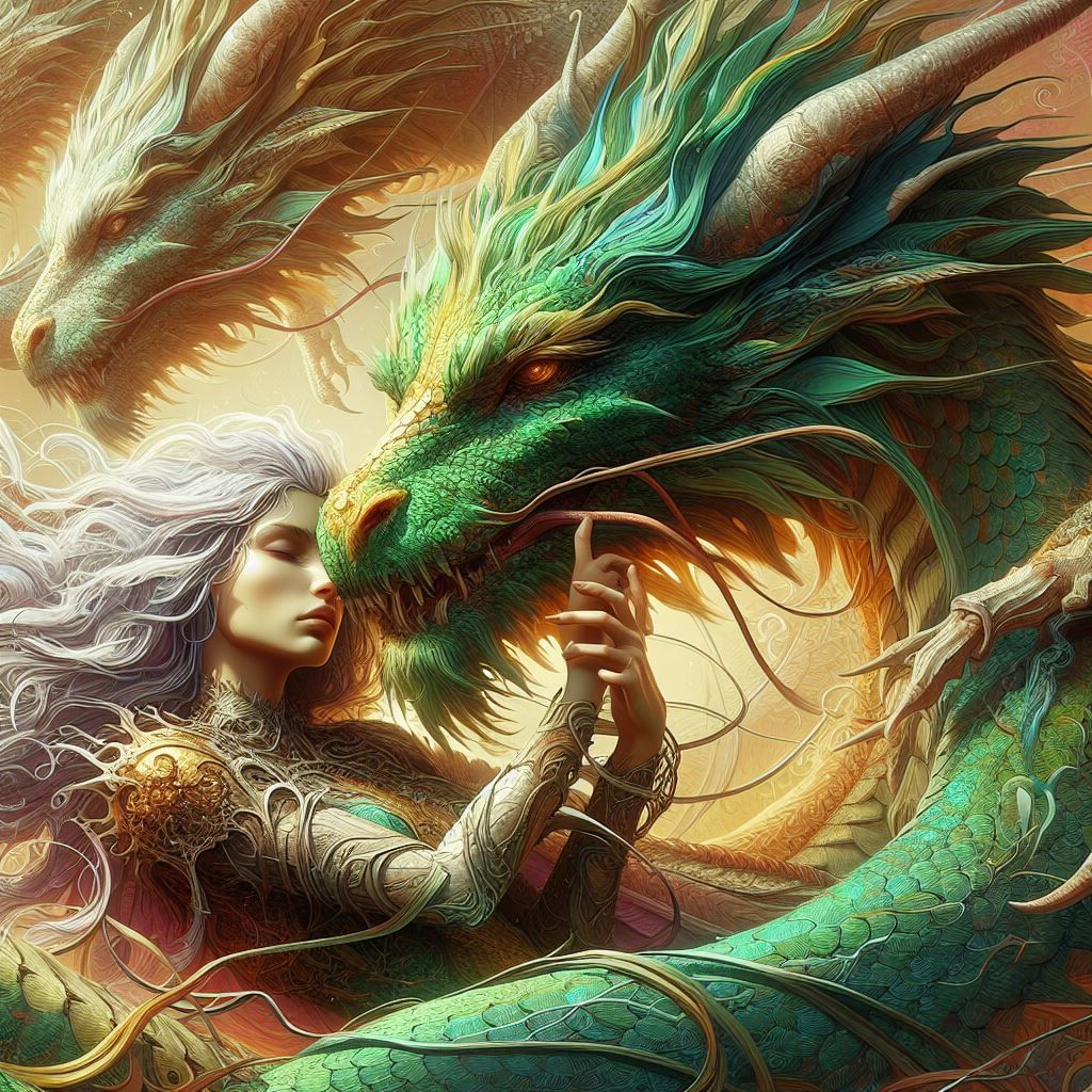 Woman and Dragon