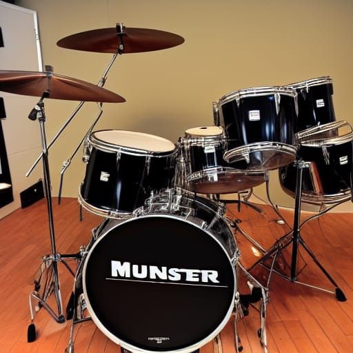 munster's new drumset