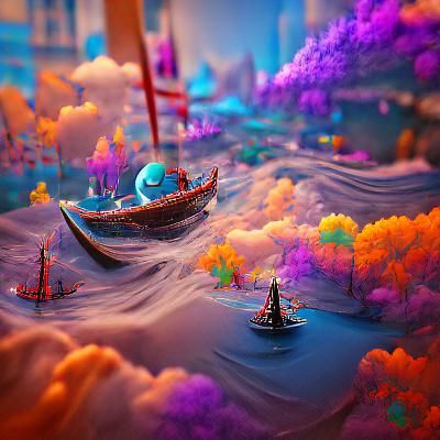 Sailing around the wonderous world.