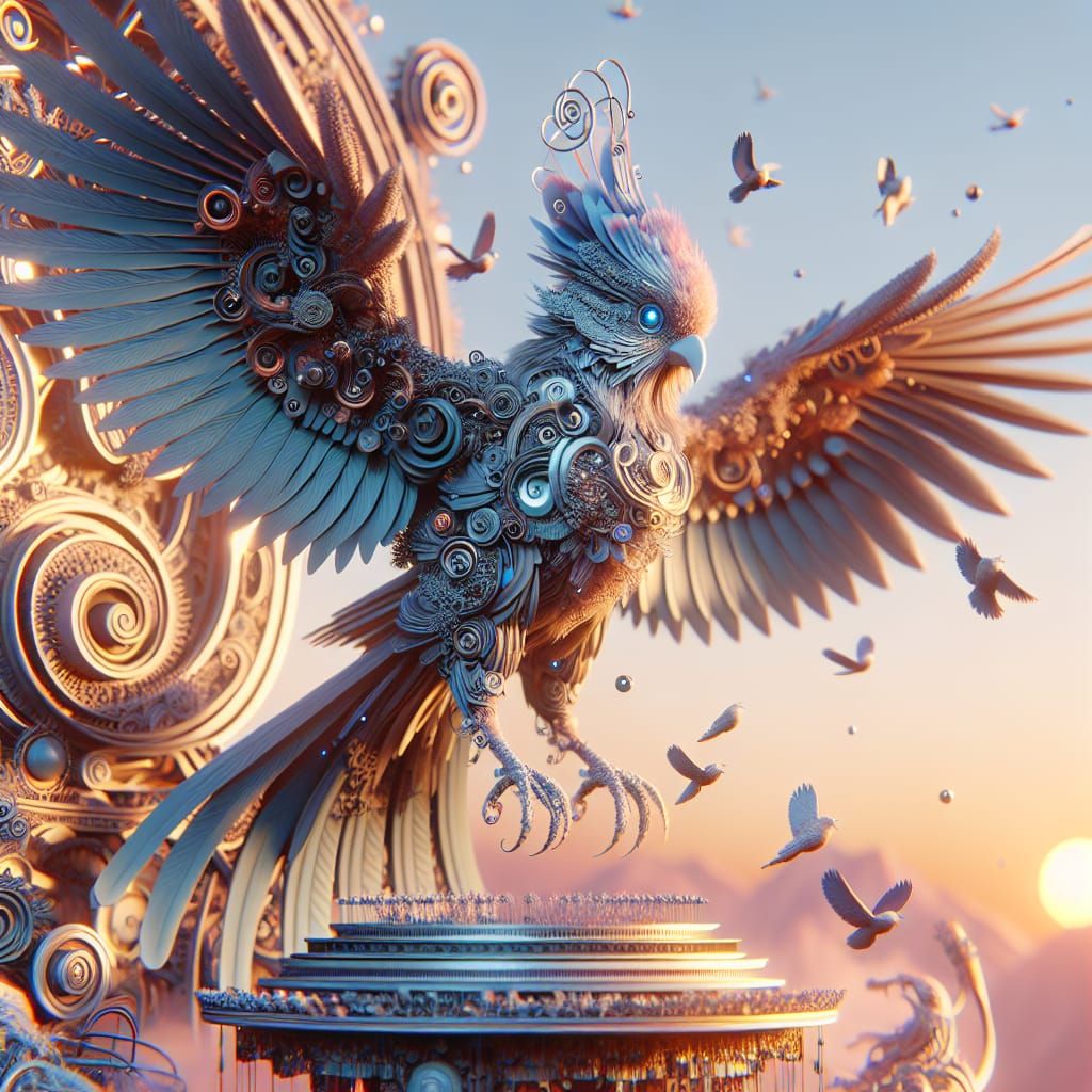 Bird mechanic  by @Ladykardasi