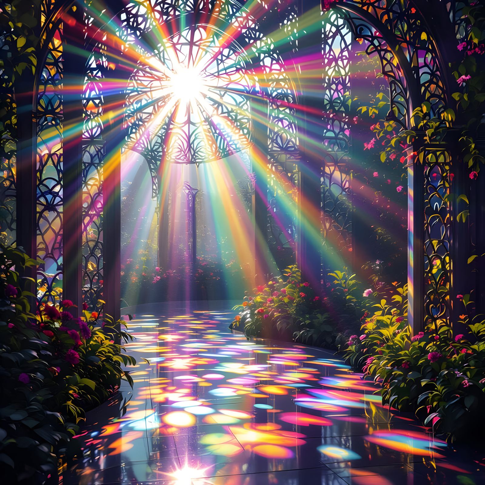 Tiffany Garden Window Prisim