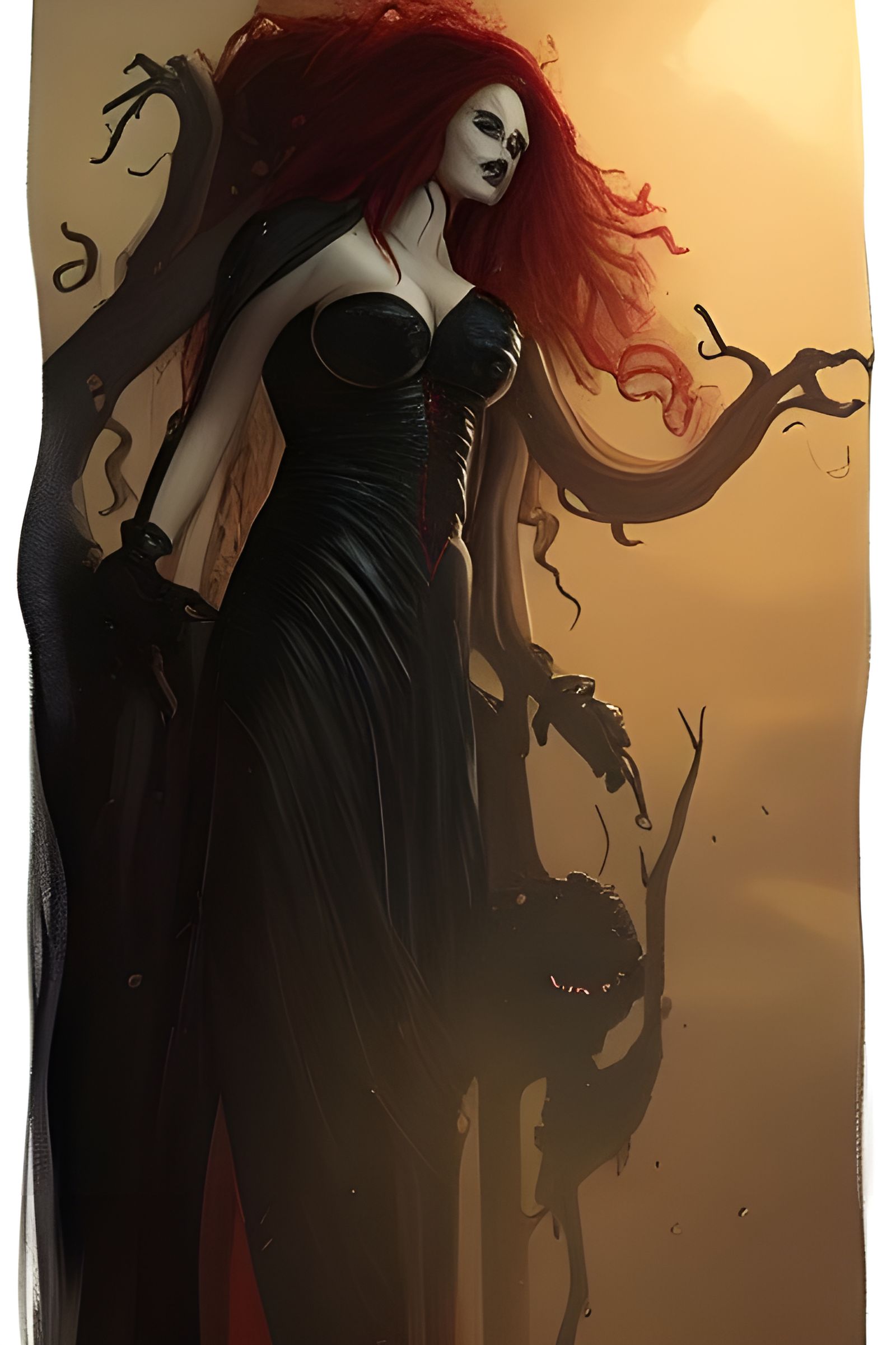 Pale Lady of Sanguine Hair