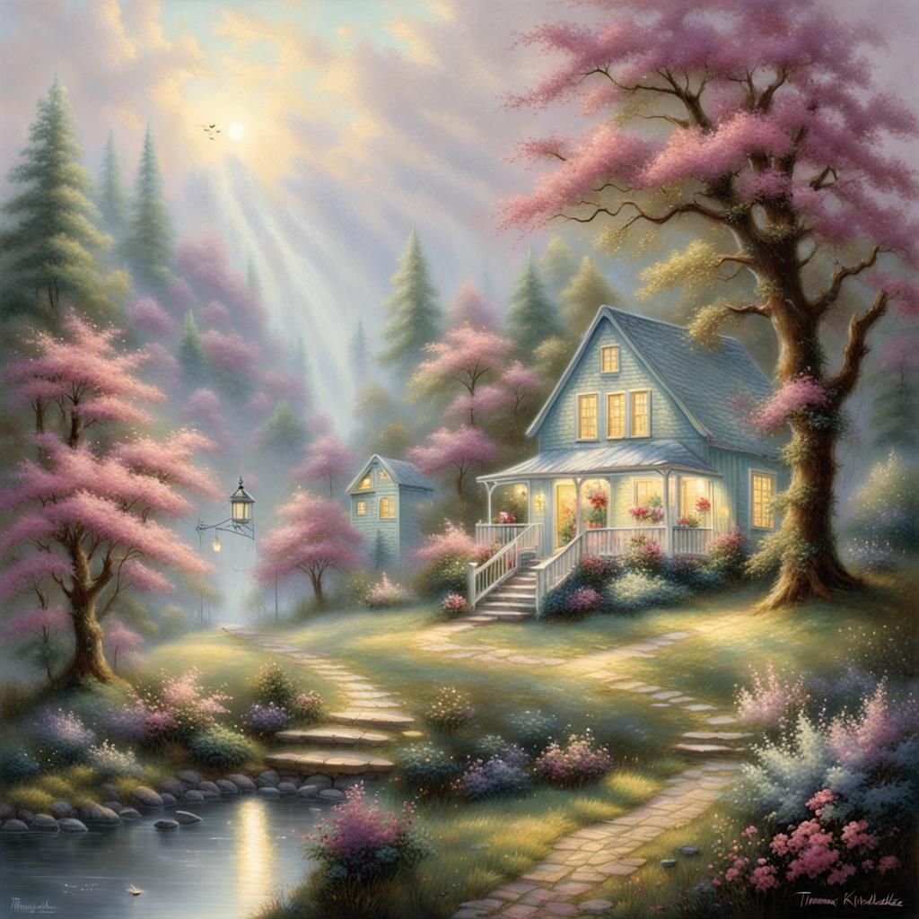 Our lovelies’ necks beneath the boughs, and we
Would glimpse...