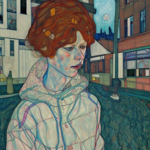 Cats Roaming City Streets at Night