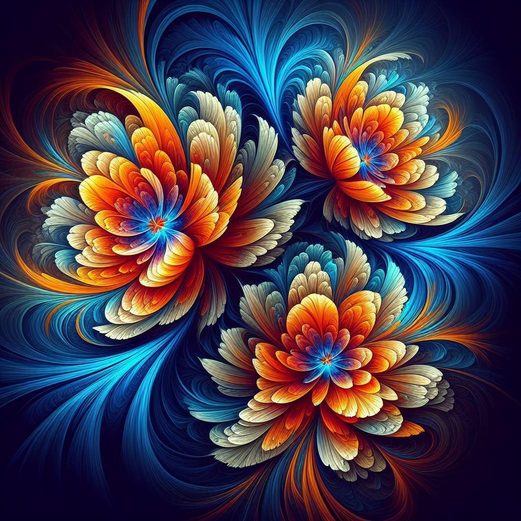 Fractal flowers