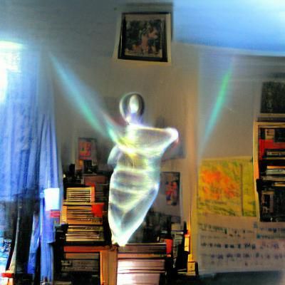 Dancing translucent spirit