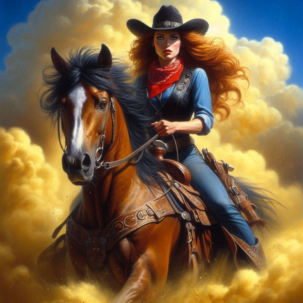 Fire Hair in "Dust Cloud'