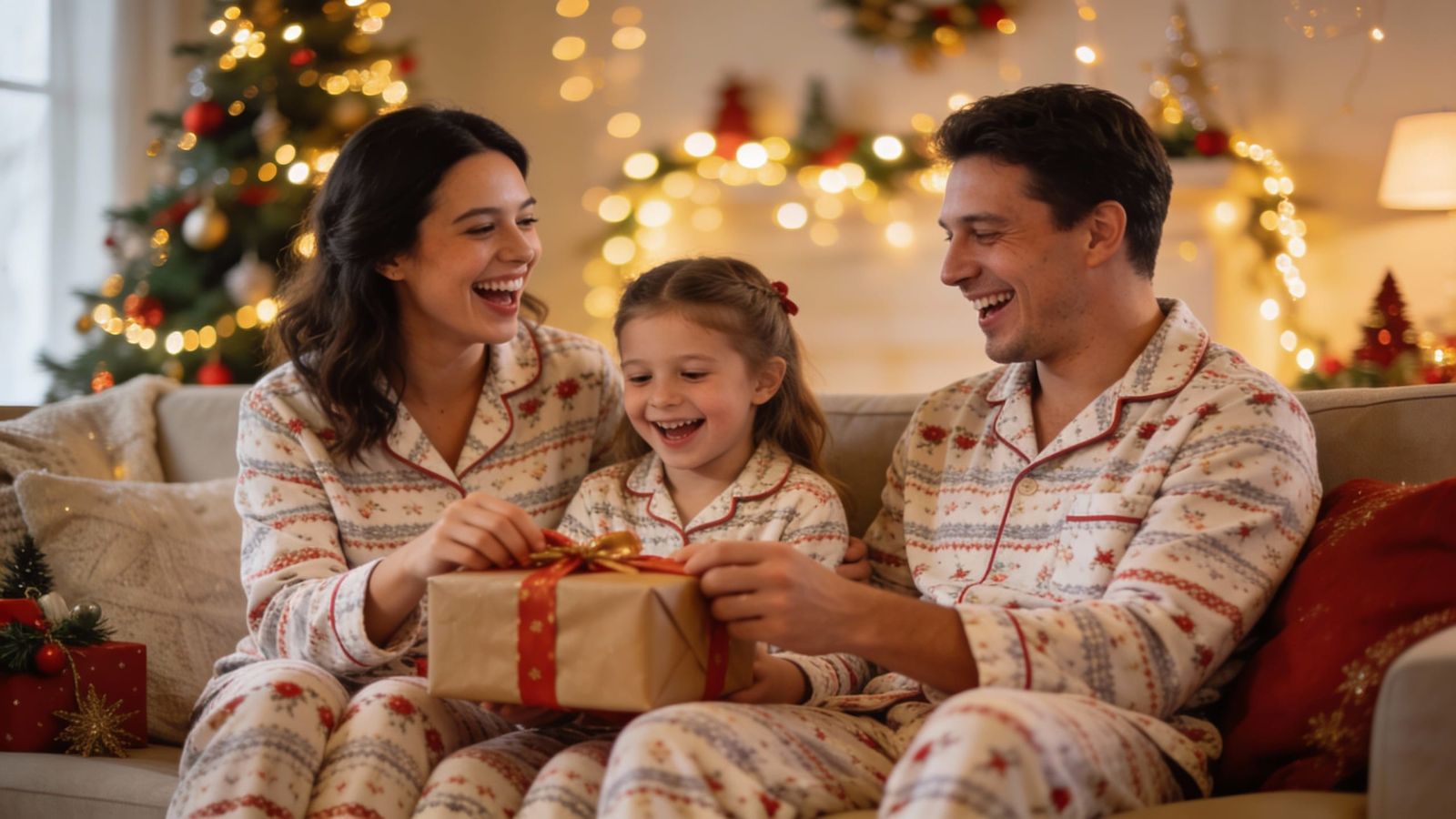 Matching Magic: Family, Pajamas, and Pure Christmas Chaos  by @Daley H