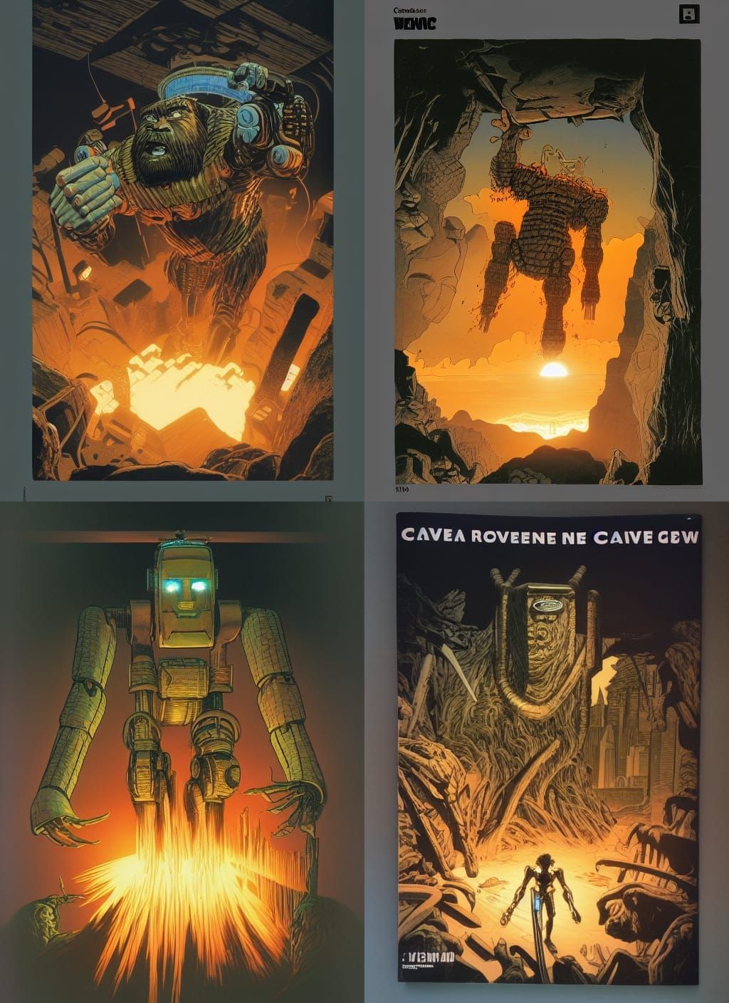 The Adventures of Caveman Robot The Robot Caveman who fight ...