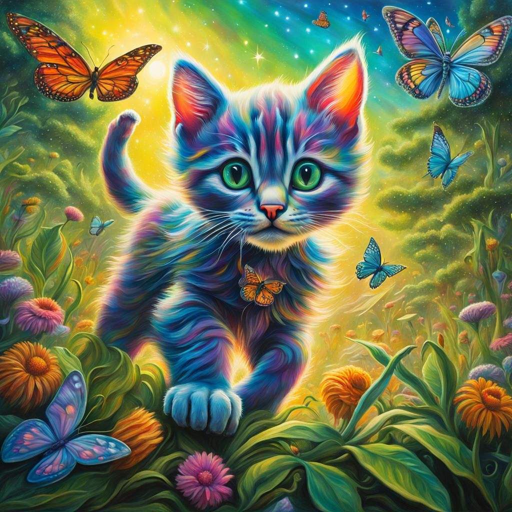 A Curious Kitten