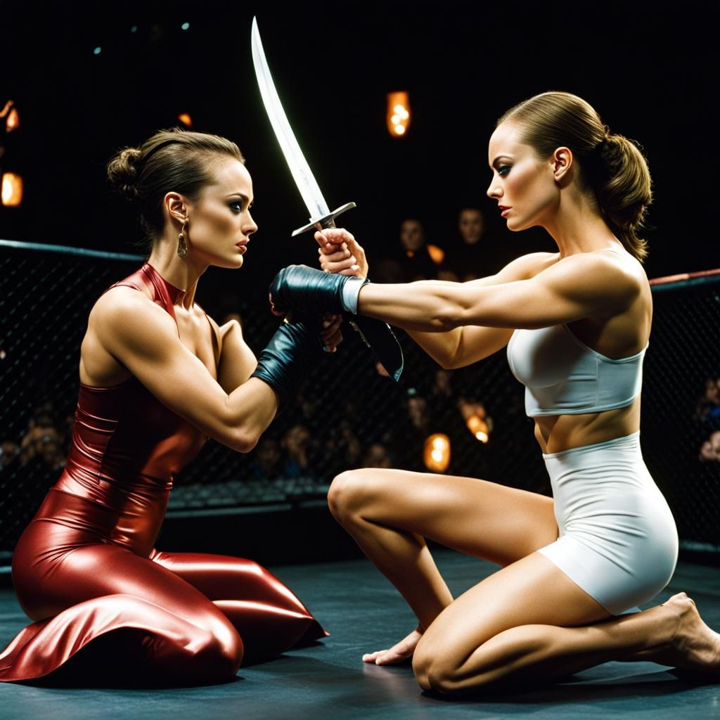 Boxing sword fight